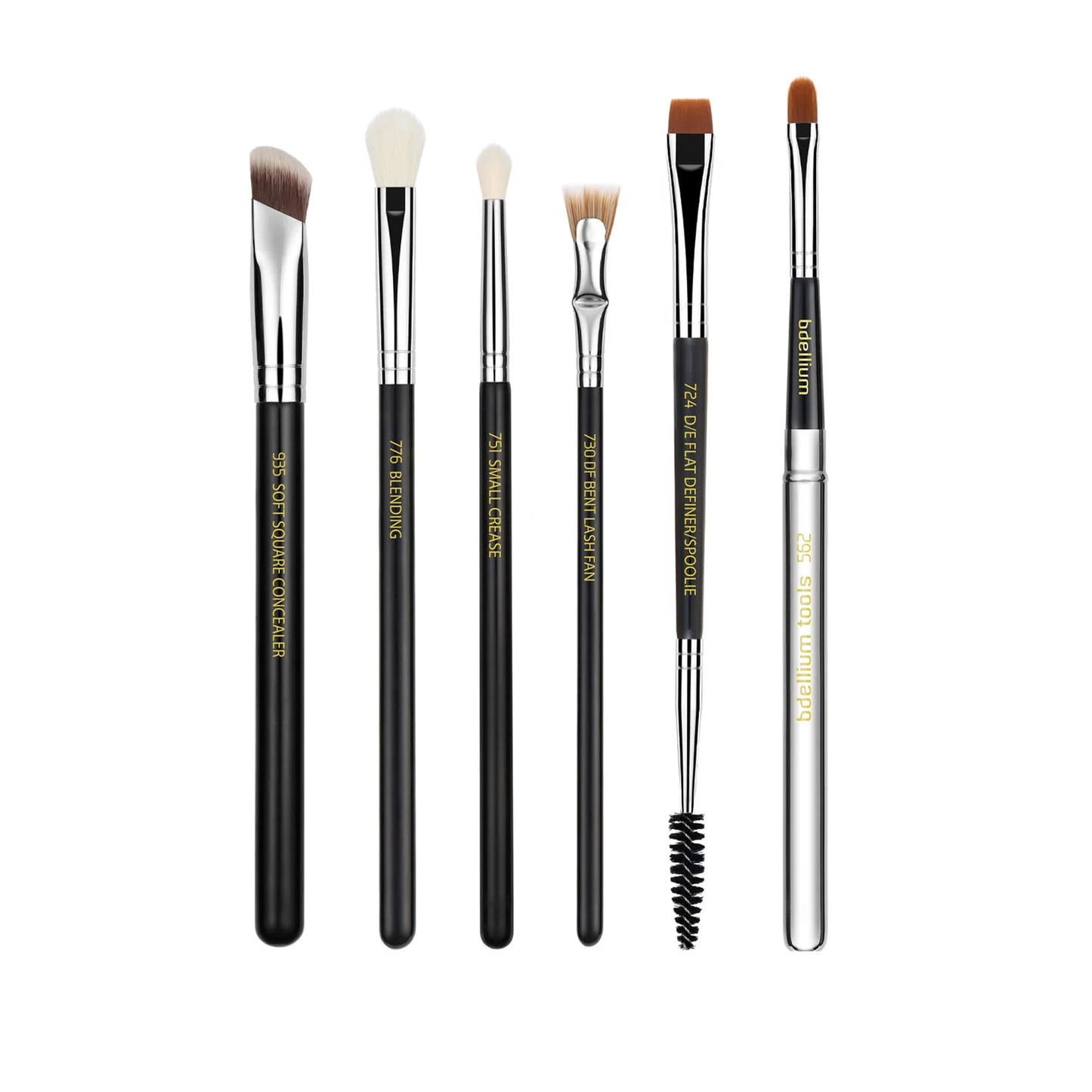 Maestro pro collection 10pc. brush set with roll-up pouch