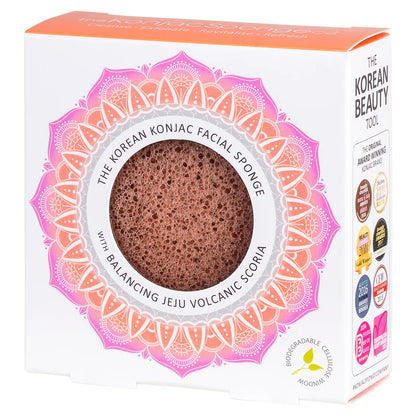Mandala Konjac Facial Sponge Chamomile & Pink Clay