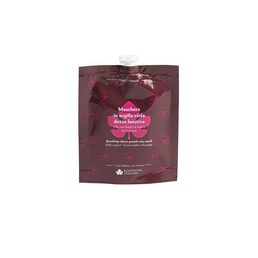 Maschera in argilla viola detox-lenitiva