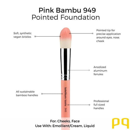Pink Bambu 949 Pointed Foundation