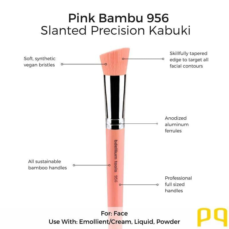 Pink Bambu 956 Slanted Precision Kabuki