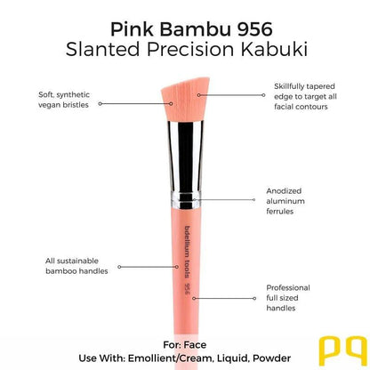 Pink Bambu 956 Slanted Precision Kabuki