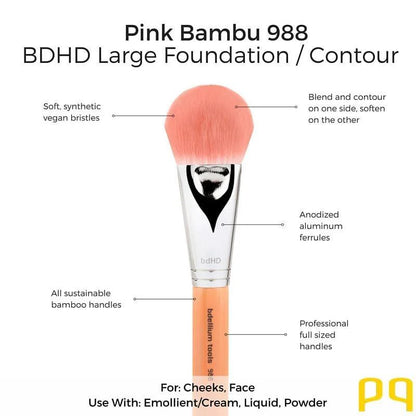 Pink Bambu 988 BDHD Phase I Large Foundation/Powder
