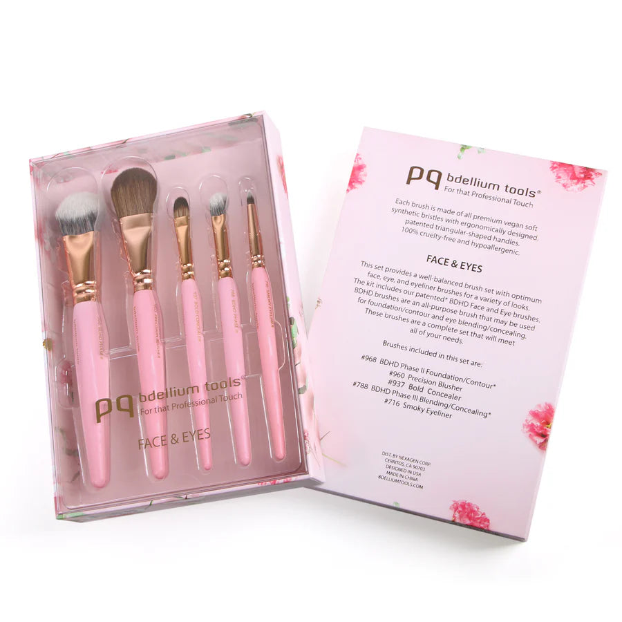 Pink Golden Triangle Set Viso & Occhi