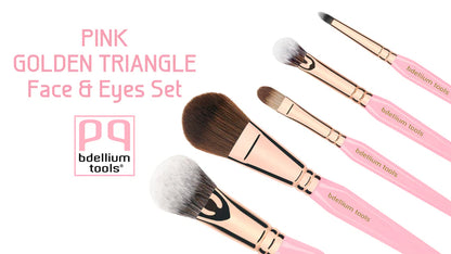 Pink Golden Triangle Set Viso & Occhi