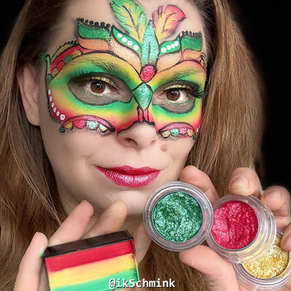 Pressed cosmetic glitter