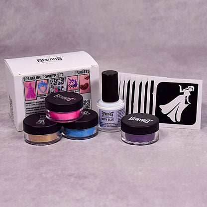 Princess Sparkling Powder Set glitter cosmetici