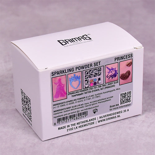 Princess Sparkling Powder Set glitter cosmetici