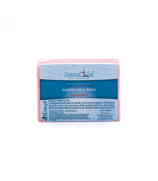 Sapone Mar Morto alla Rosa – Energizzante e Levigante 100 g