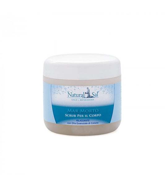 Scrub Corpo Mar Morto, Rilassante con Olio Essenziale di Cotone