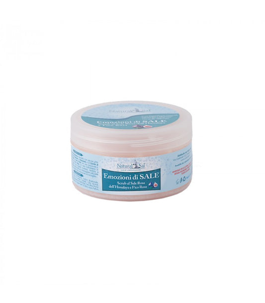 Scrub Corpo e Mani con Sale Rosa dell’Himalaya, fragranza Fico Rosa “Emozioni di Sale”