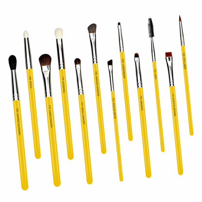 Studio Eyes Set 12 Pennelli Occhi con Pochette Arrotolabile