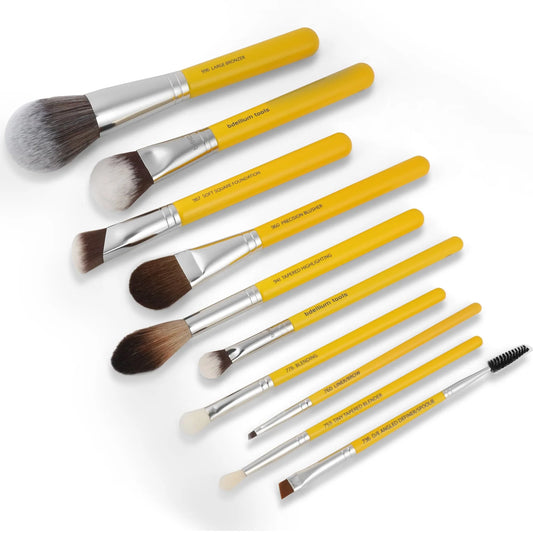 Studio pro collection 10pc. brush set with roll-up pouch