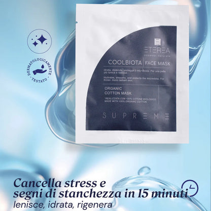 Supreme Coolbiota face mask – Maschera viso idratante e lenitiva