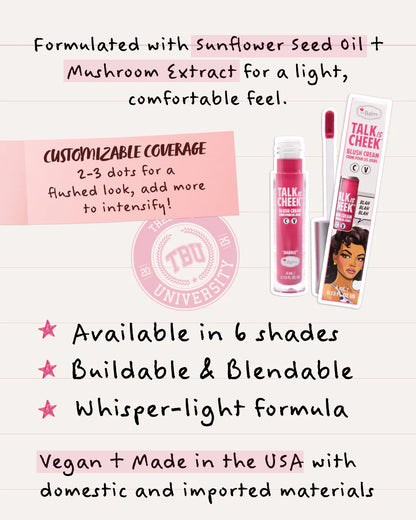 Talk is Cheek® Blush Cream