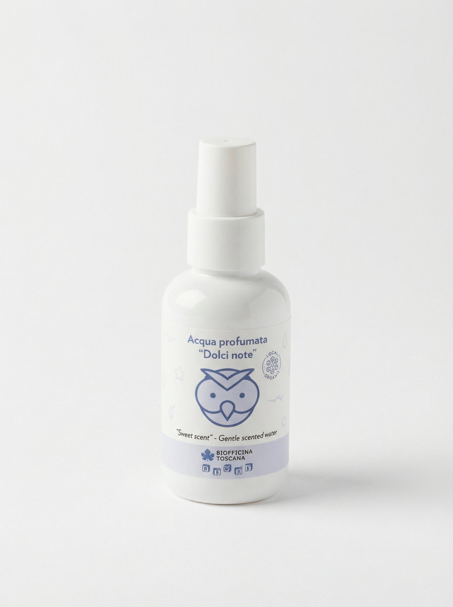 Acqua profumata "dolci note" by Biofficina Toscana — product photo on white background