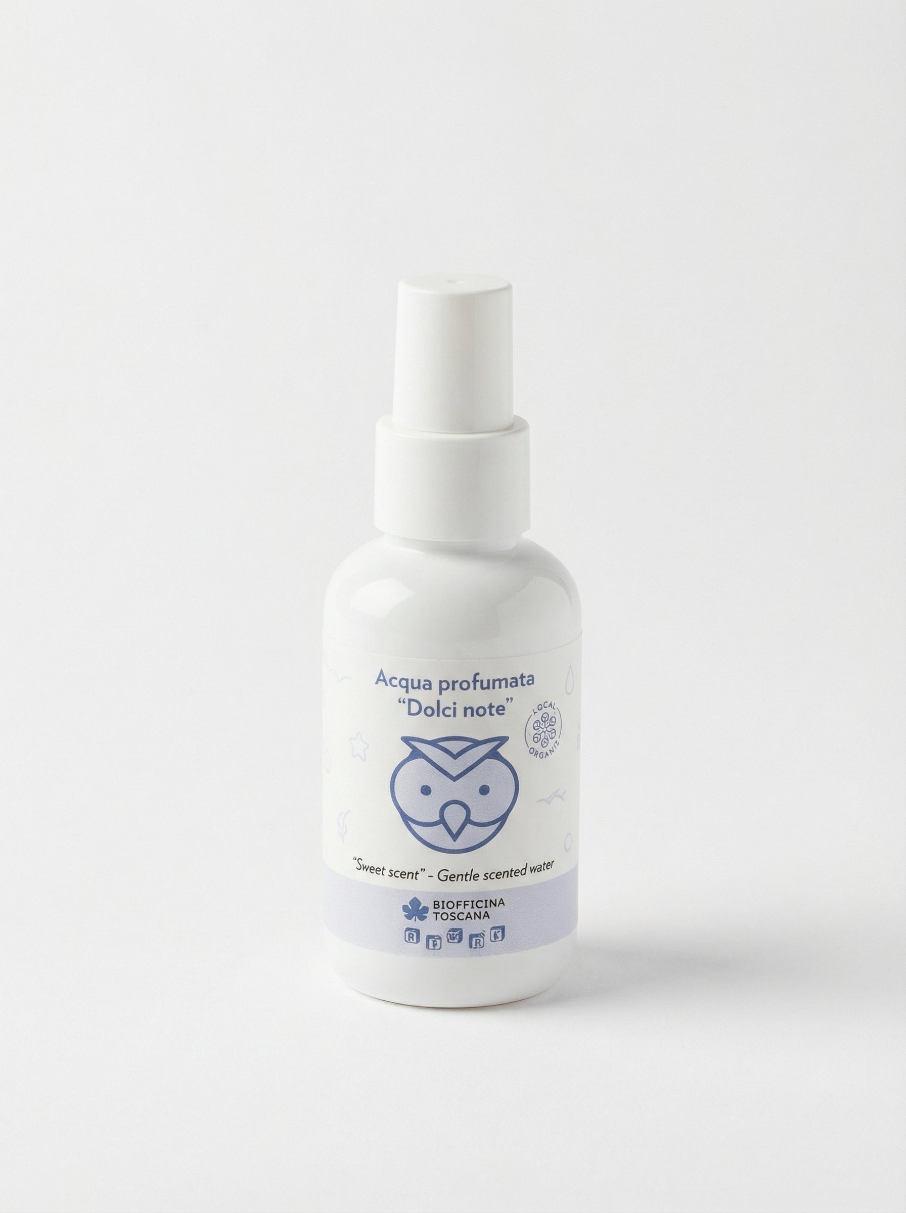 Acqua profumata "dolci note" by Biofficina Toscana — product photo on white background