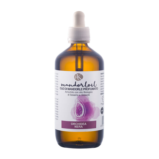 Mandorloil Olio di Mandorle Profumato Corpo Orchidea Nera