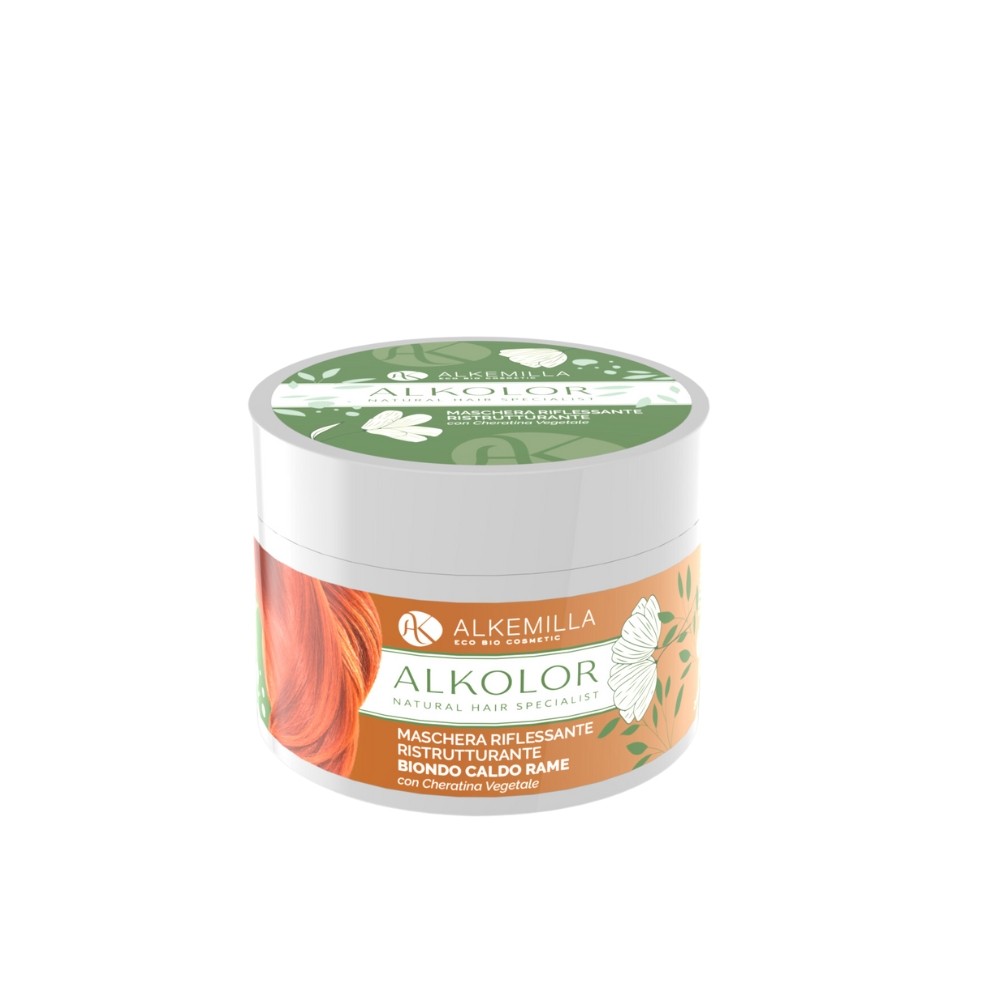 Maschera Capelli Riflessante Biondo Caldo Rame