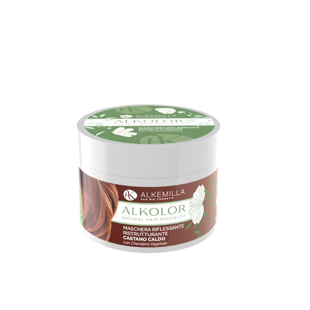 Maschera Capelli Riflessante Castano Caldo