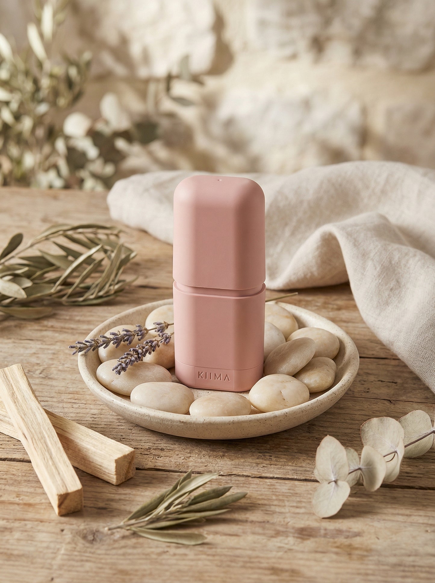 Applicatore ricaricabile per Biodeo solido Kiima - rosa antico by La Saponaria — hero product photo