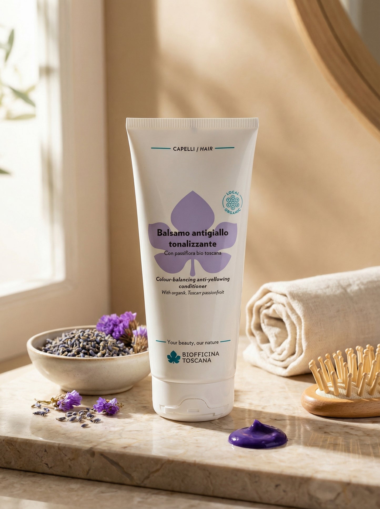 Balsamo antigiallo tonalizzante by Biofficina Toscana — hero product photo