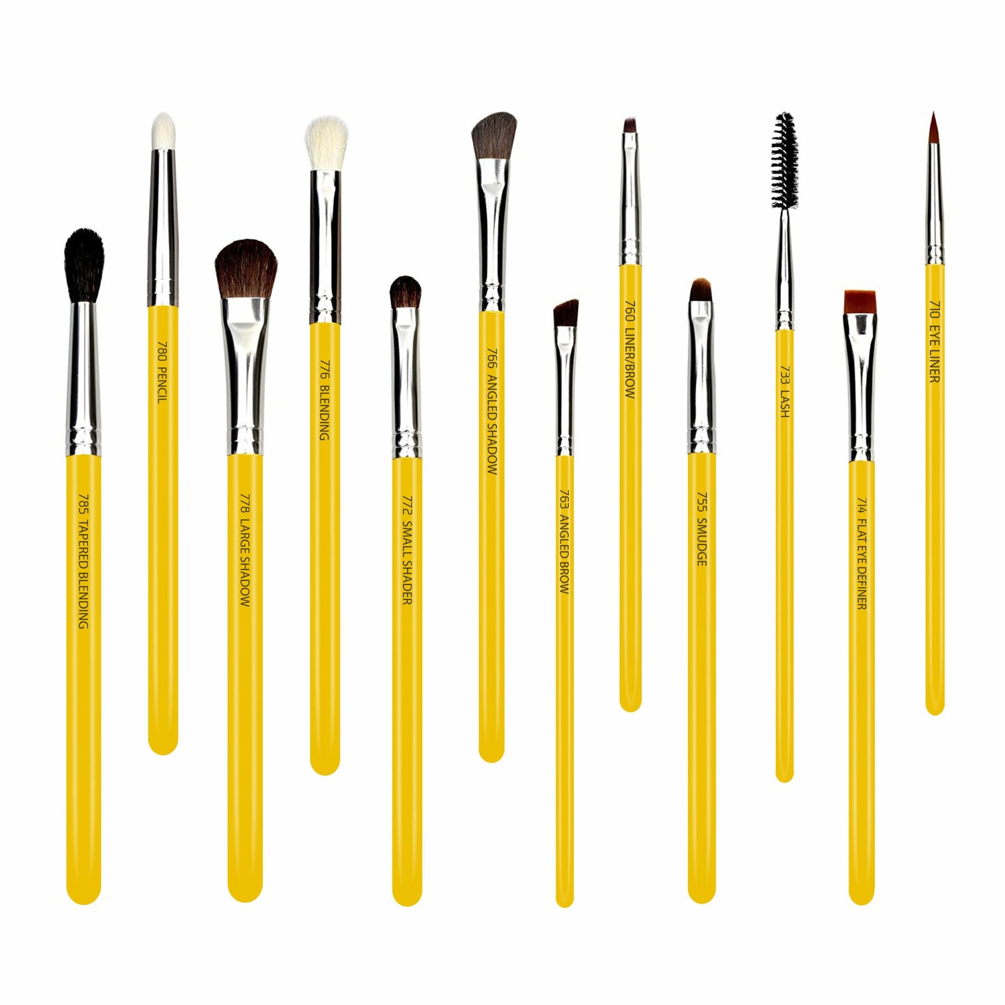 Studio Eyes Set 12 Pennelli Occhi con Pochette Arrotolabile