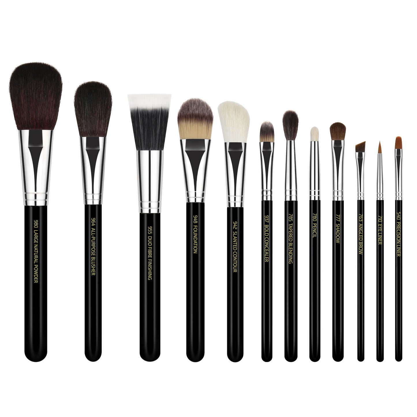 Set Pennelli Completo Maestro 12 Pezzi con Custodia Arrotolabile