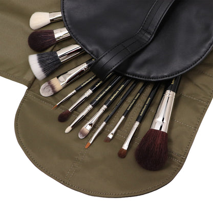 Set Pennelli Completo Maestro 12 Pezzi con Custodia Arrotolabile
