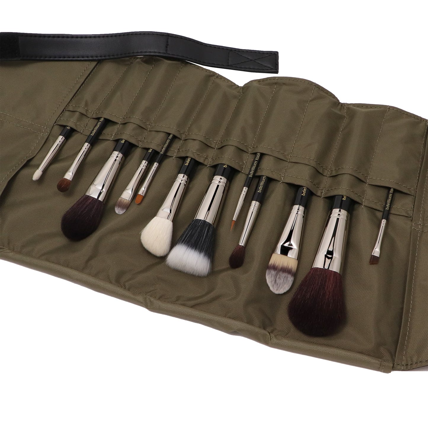 Set Pennelli Completo Maestro 12 Pezzi con Custodia Arrotolabile