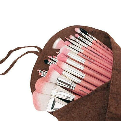 Set Pennelli Bambu Deluxe 22 Pezzi con Custodia Arrotolabile
