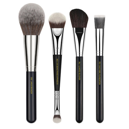 Maestro pro collection 10pc. brush set with roll-up pouch