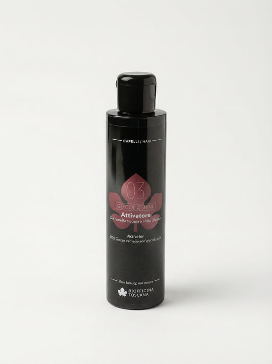 03 Glycolic shine attivatore - Attivatore Capelli Lucenti Effetto Specchio by Biofficina Toscana — product photo on white background
