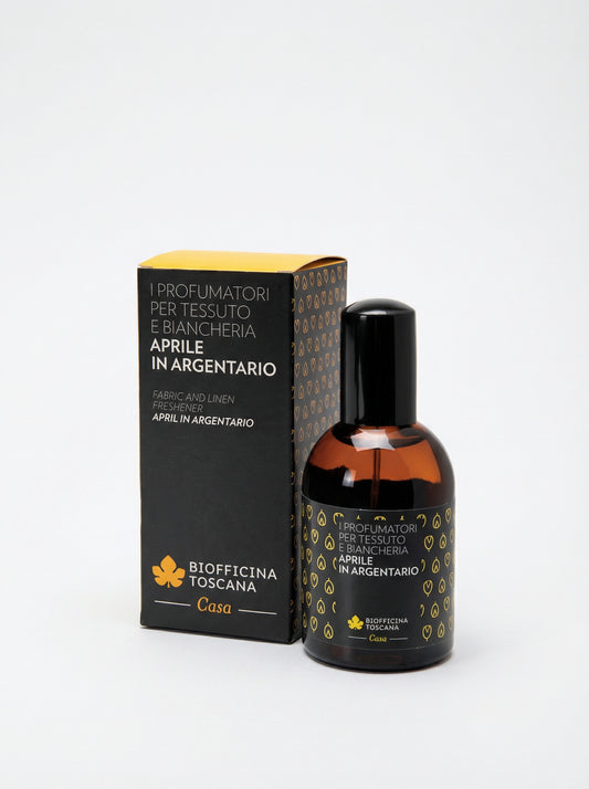 Aprile in Argentario – Profumatore per Tessuti e Biancheria Fresco e Fiorito by Biofficina Toscana — product photo on white background