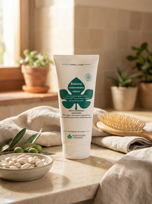 Balsamo Concentrato Attivo - Trattamento Intensivo Capelli Danneggiati by Biofficina Toscana — hero product photo