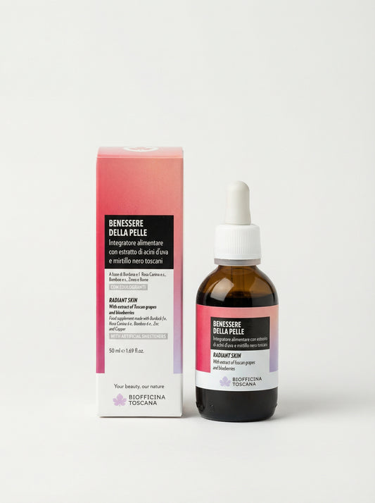 Benessere della pelle - Integratore Alimentare Antiossidante by Biofficina Toscana — product photo on white background