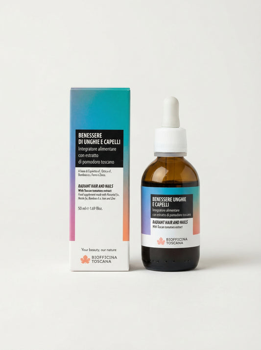 Benessere Unghie e Capelli - Integratore Alimentare Rinforzante by Biofficina Toscana — product photo on white background