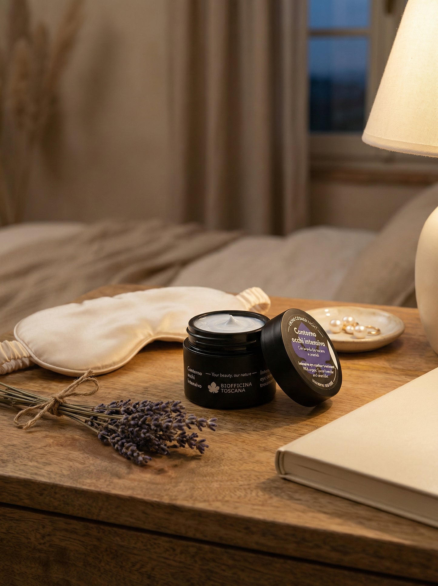 Contorno Occhi Intensivo Notte - Trattamento Idratante Notturno by Biofficina Toscana — hero product photo