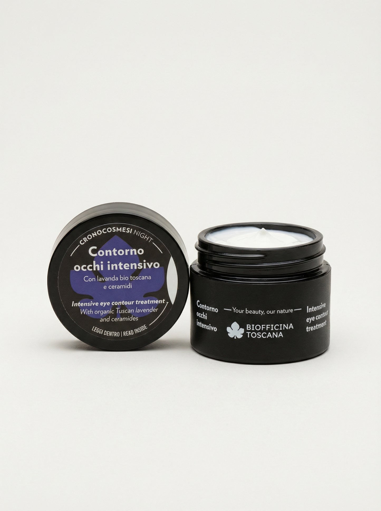 Contorno Occhi Intensivo Notte - Trattamento Idratante Notturno by Biofficina Toscana — product photo on white background