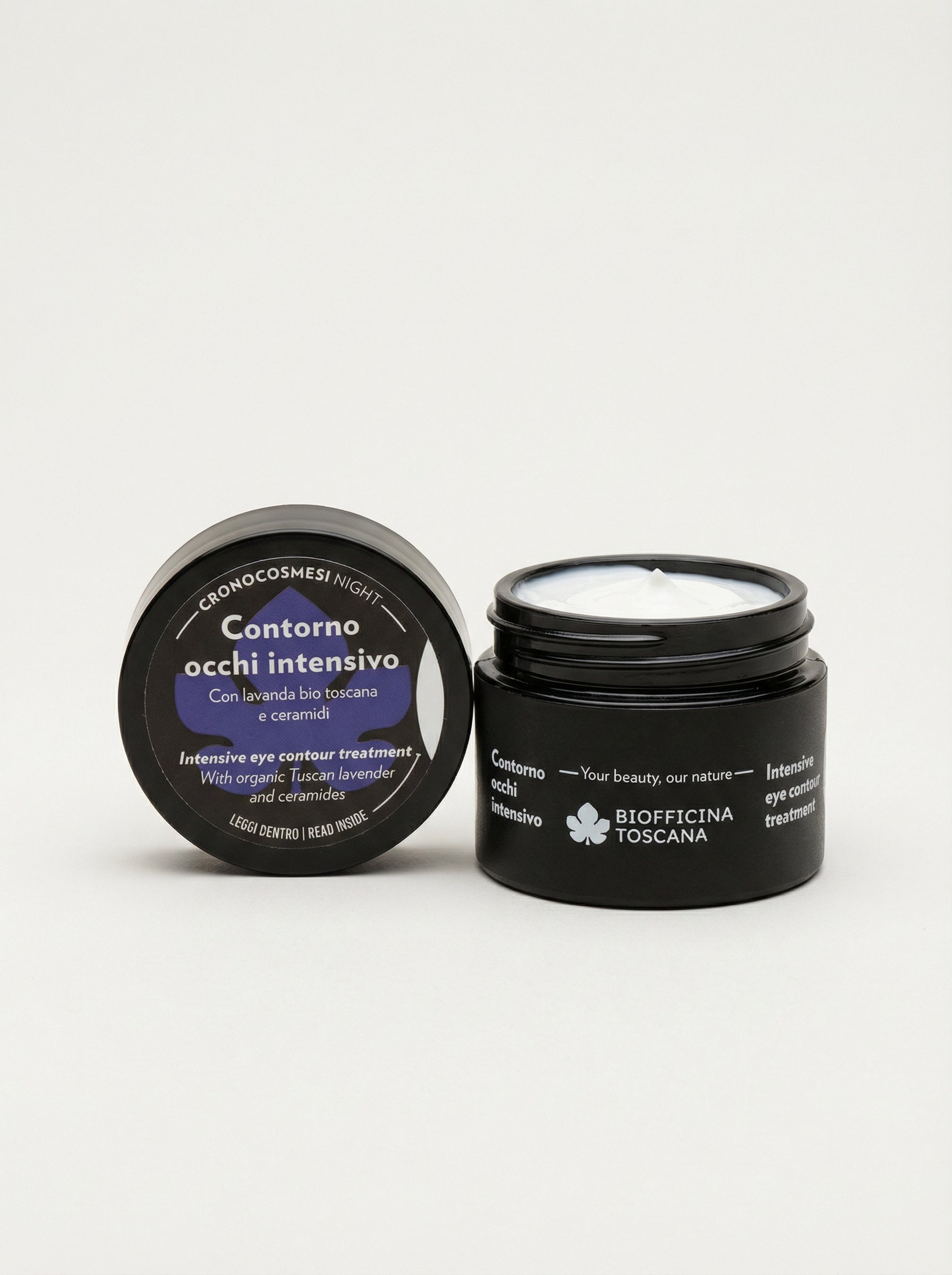 Contorno Occhi Intensivo Notte - Trattamento Idratante Notturno by Biofficina Toscana — product photo on white background