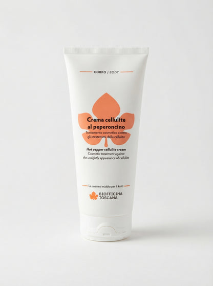 Crema cellulite al peperoncino - Trattamento Tonificante Drenante by Biofficina Toscana — product photo on white background