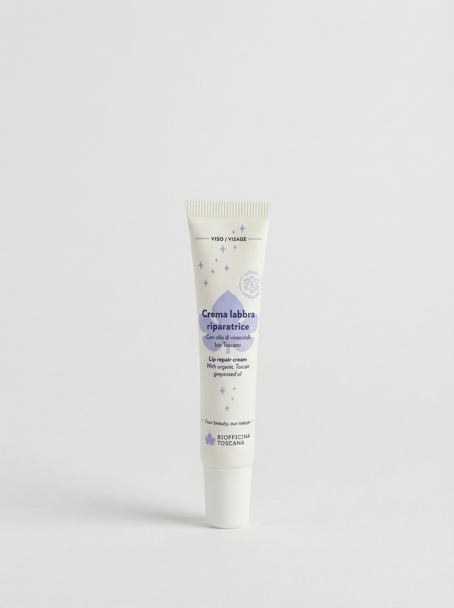 Crema Labbra Riparatrice con Olio di Vinaccioli Bio Toscano by Biofficina Toscana — product photo on white background