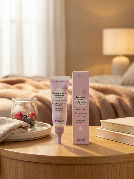 Crema Viso Notte Uniformante - Anti-Macchia Illuminante by Biofficina Toscana — hero product photo