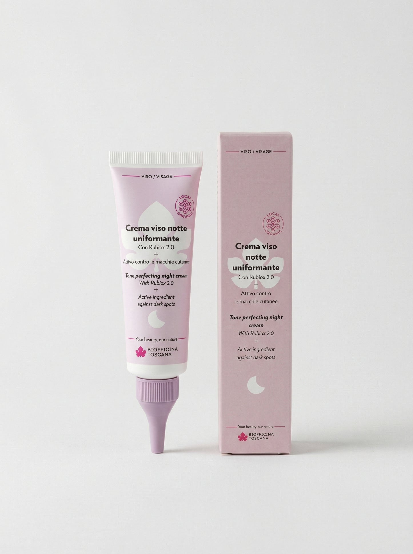 Crema Viso Notte Uniformante - Anti-Macchia Illuminante by Biofficina Toscana — product photo on white background