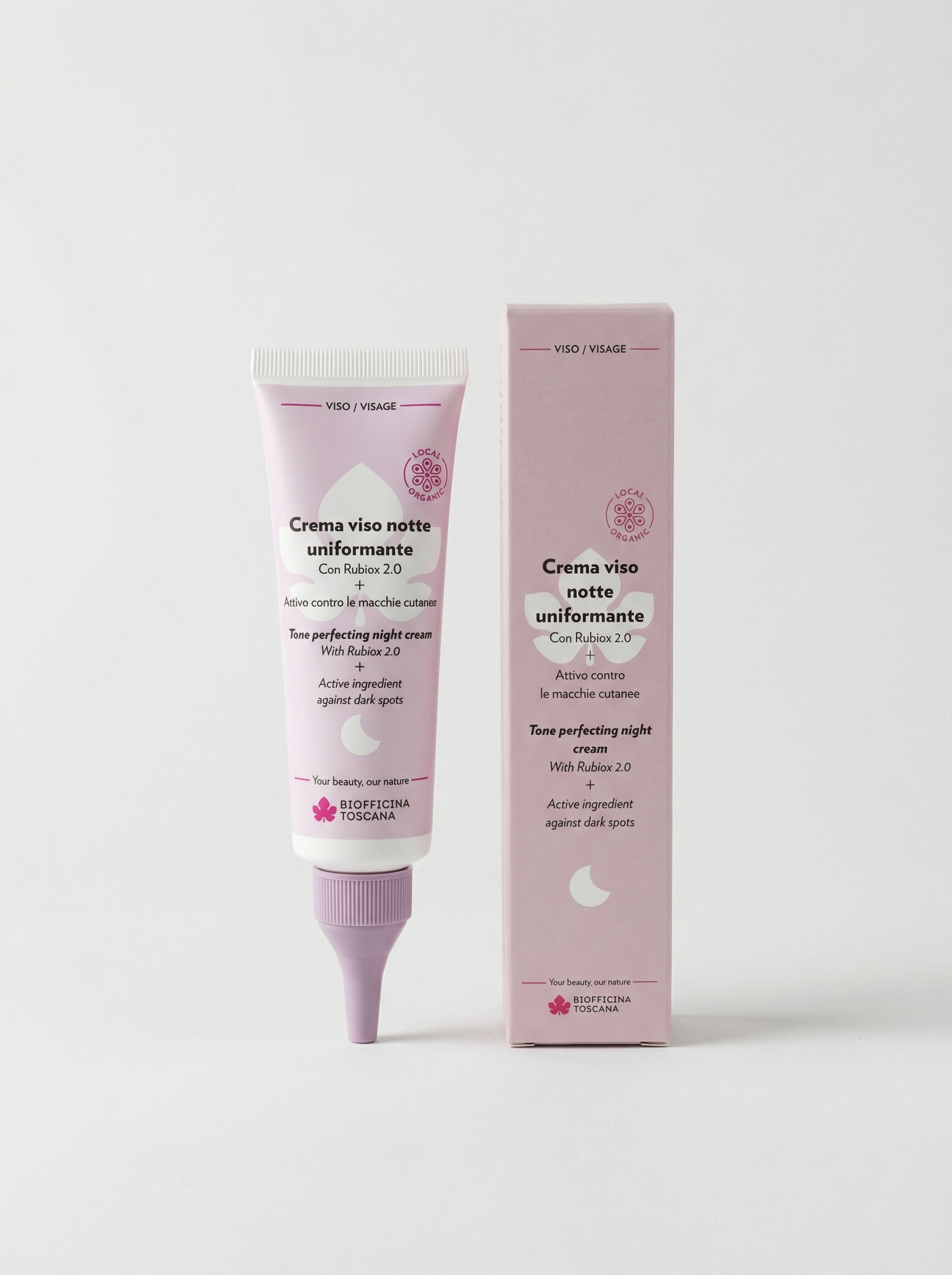Crema Viso Notte Uniformante - Anti-Macchia Illuminante by Biofficina Toscana — product photo on white background