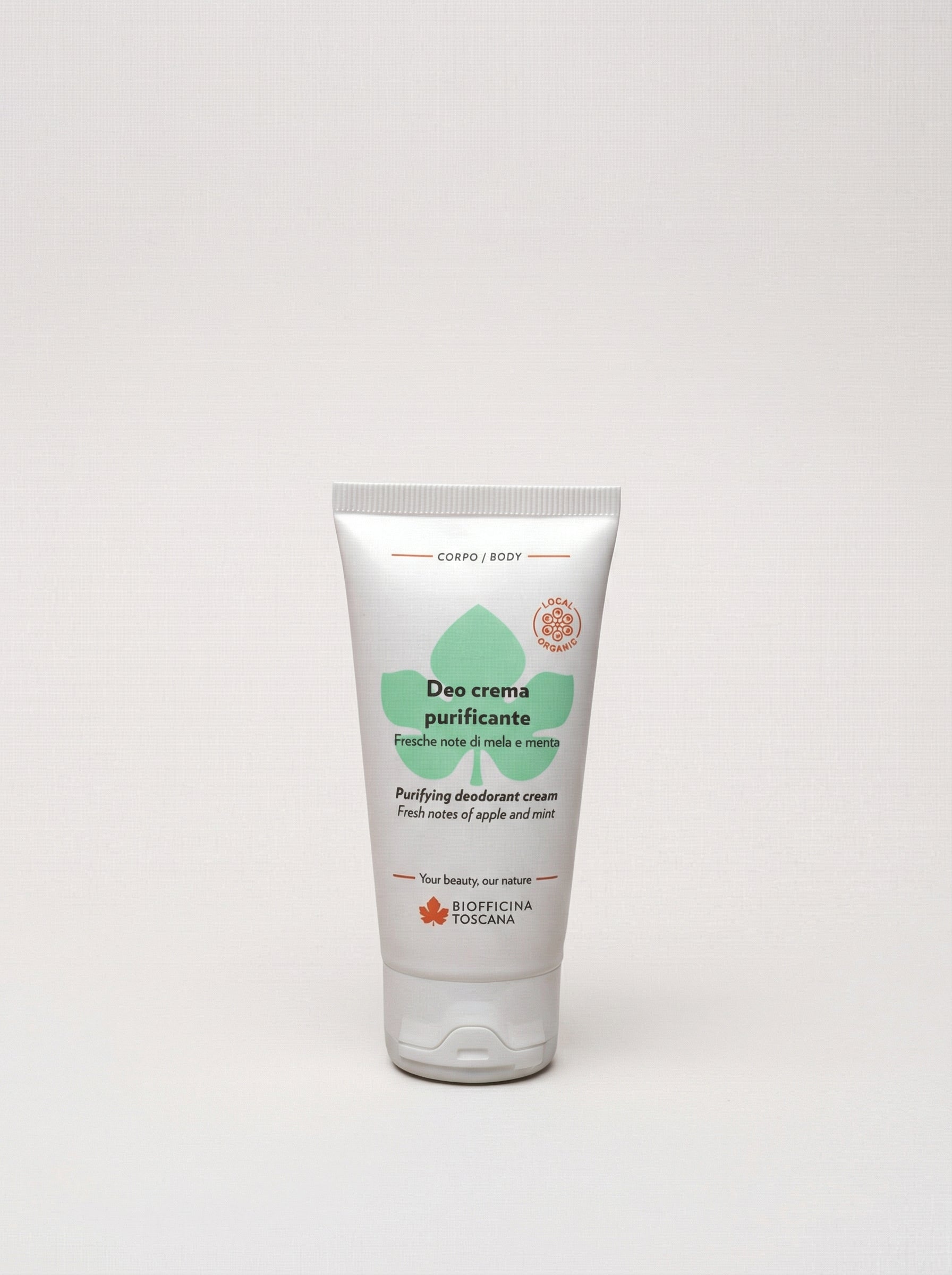 Deo Crema Purificante Deodorante - Freschezza Naturale Lunga Durata by Biofficina Toscana — product photo on white background