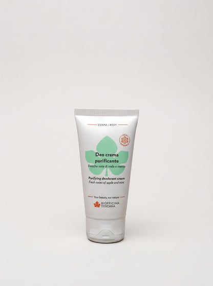Deo Crema Purificante Deodorante - Freschezza Naturale Lunga Durata by Biofficina Toscana — product photo on white background