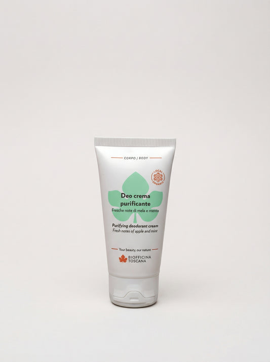 Deo Crema Purificante Deodorante - Freschezza Naturale Lunga Durata by Biofficina Toscana — product photo on white background