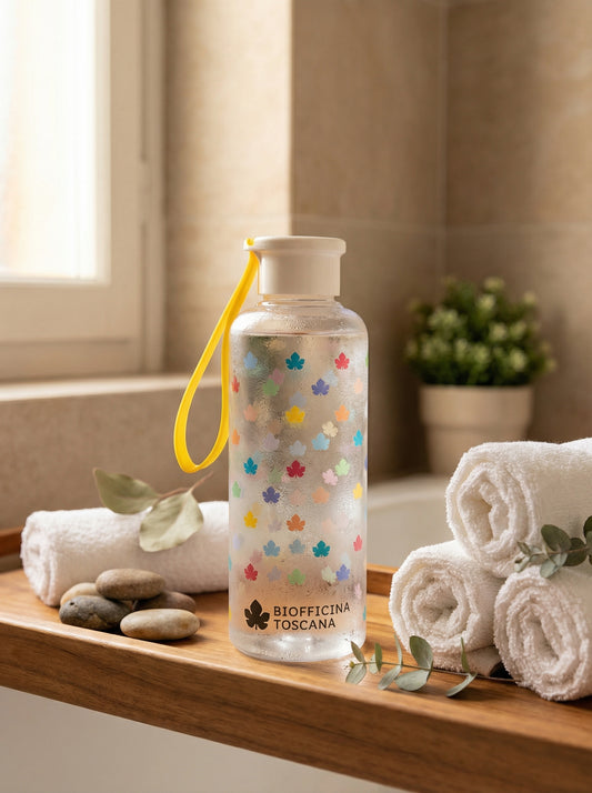 Borraccia Gocce di benessere - Accessorio Leggero e Riciclabile by Biofficina Toscana — hero product photo