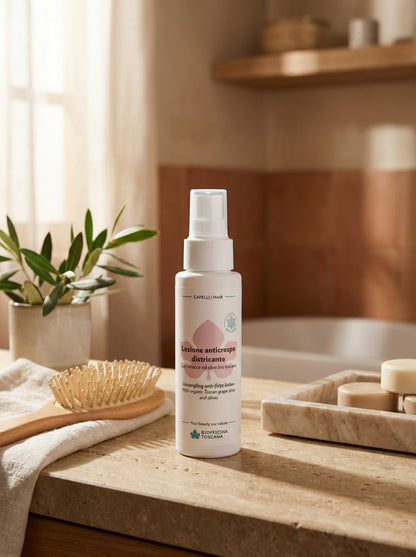 Lozione Anticrespo Districante - Nutriente e Protettiva per Capelli Morbidi by Biofficina Toscana — hero product photo